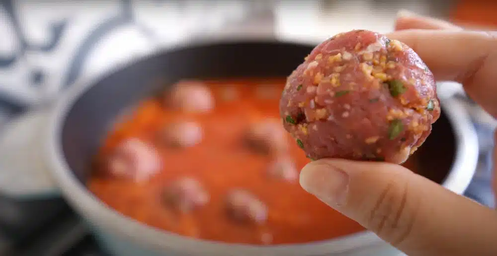 albondigas con salsa de tomate receta casera