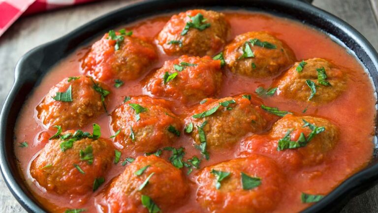 Albóndigas Con Salsa De Tomate En 5 Pasos Paulina Cocina 