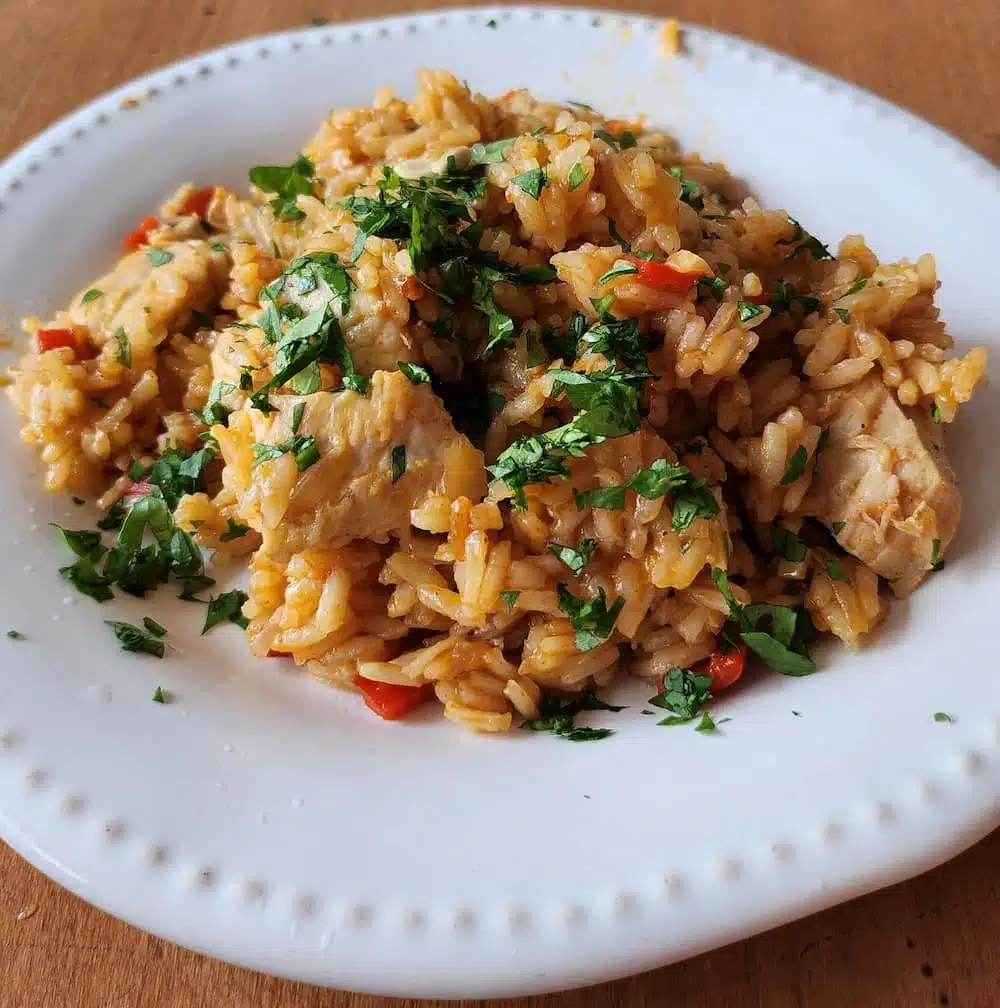 receta de arroz con pollo