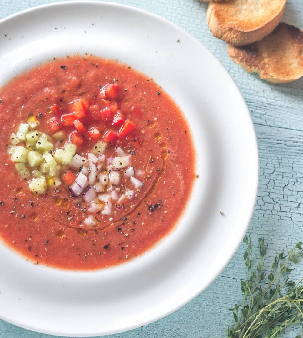 gazpacho andaluz casero paso a paso