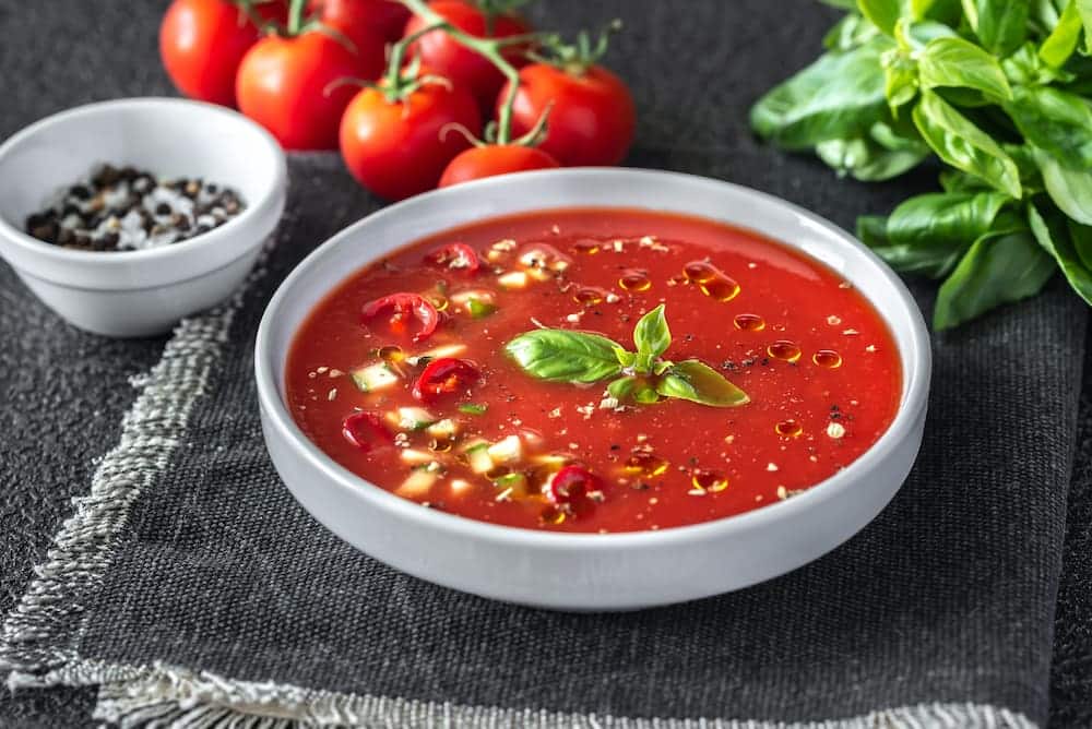 receta casera de Gazpacho Andaluz