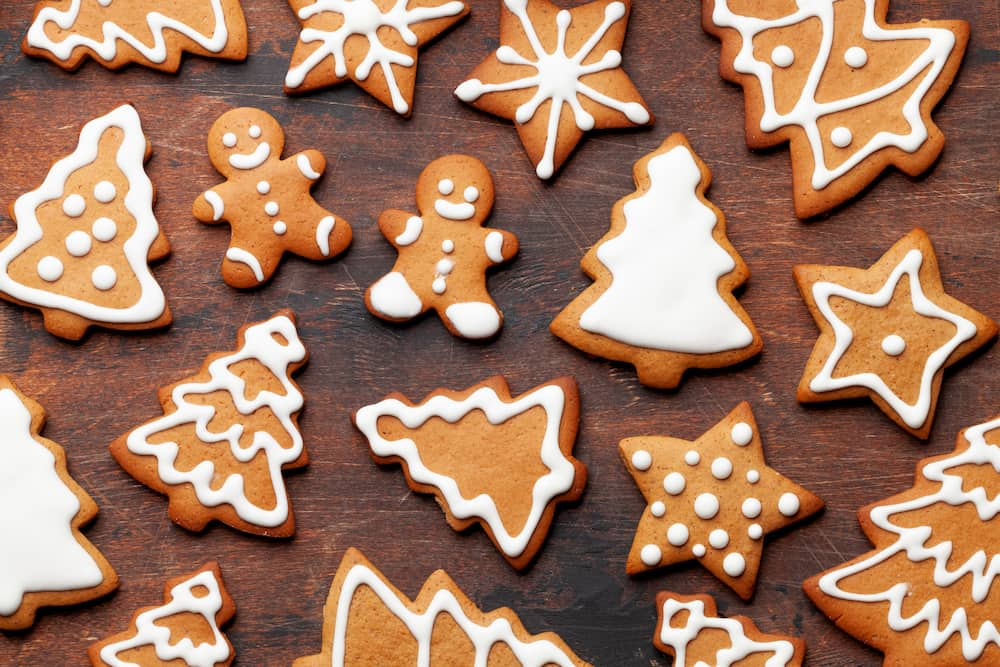 galletas de jengibre navideñas