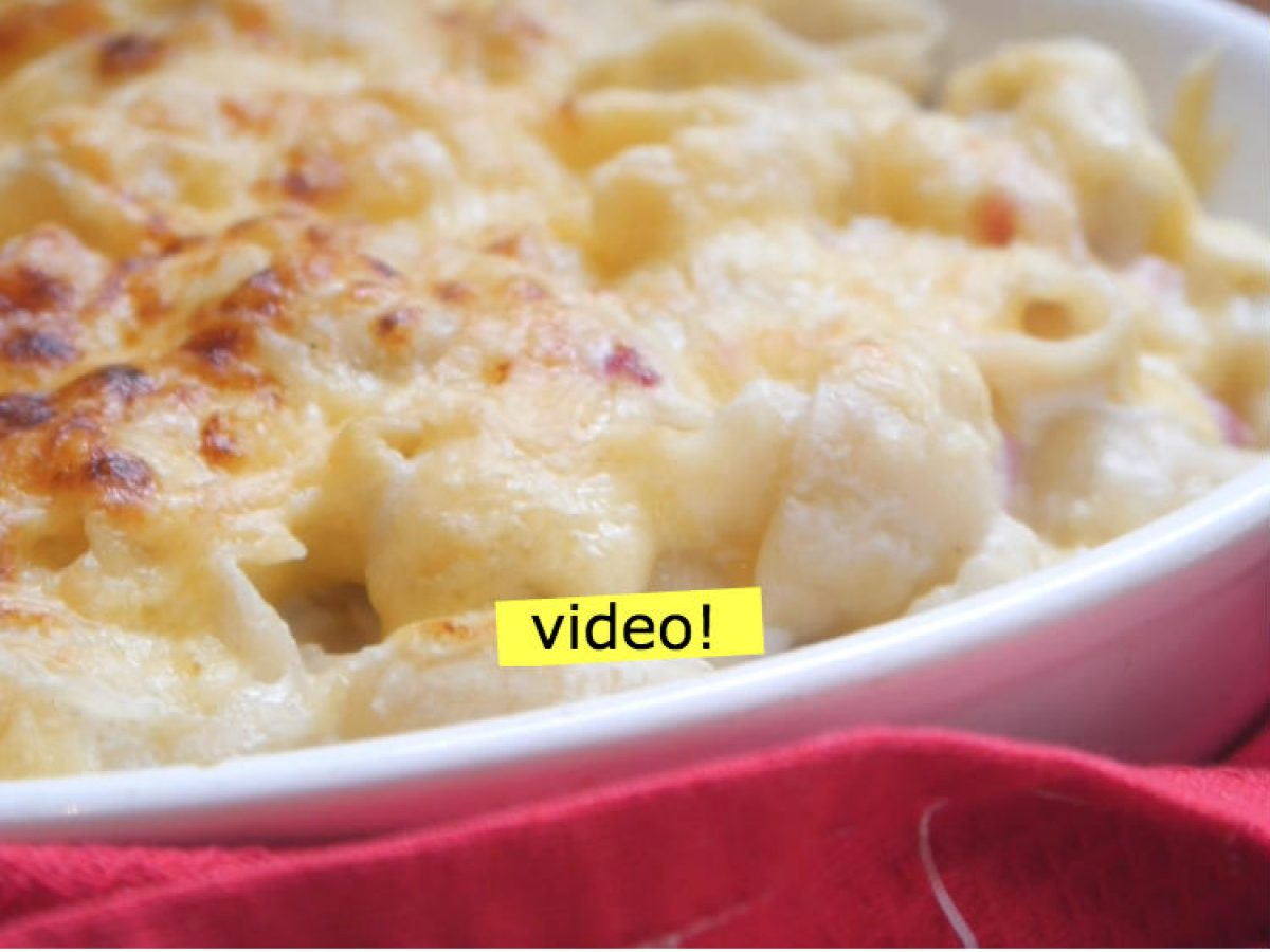 Pasta au gratin (Fideuá gratinada)