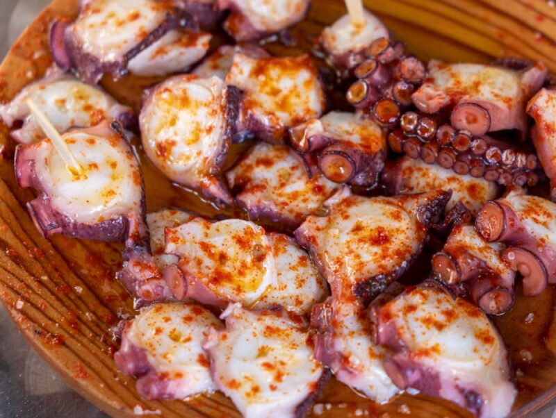 receta de Pulpo a la gallega, pulpo a feira