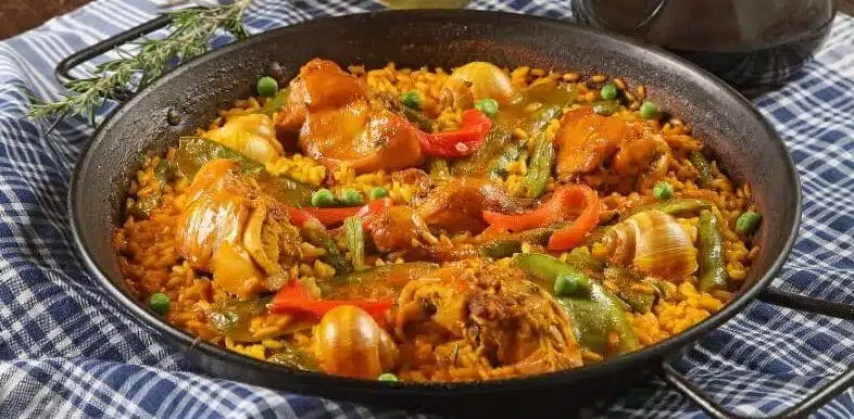 receta fácil de paella valenciana