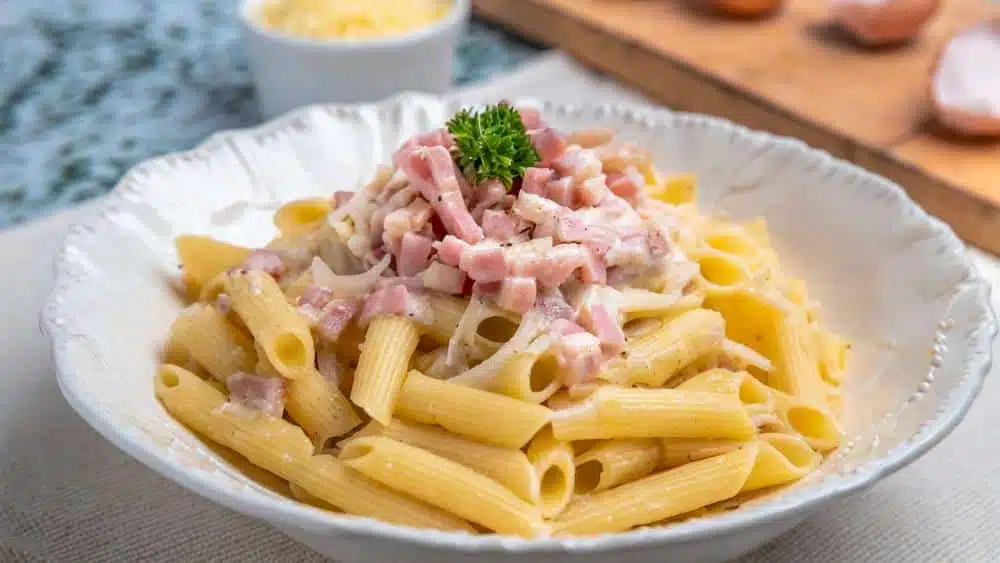 receta de macarrones a la carbonara