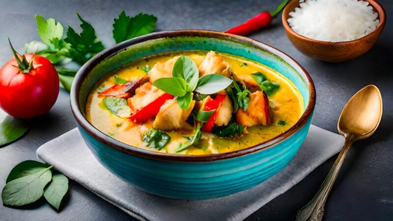 receta de curry tailandes