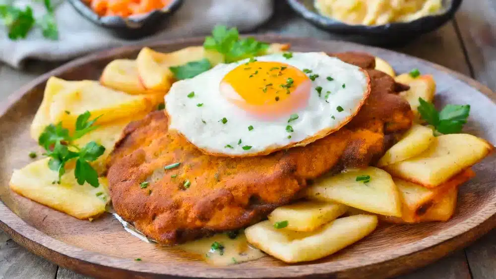 receta de milanesa a caballo