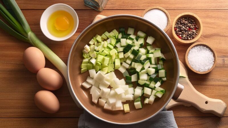 tortilla de calabacin casera