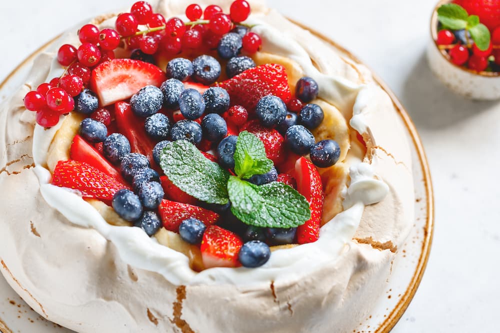 receta de pavlova