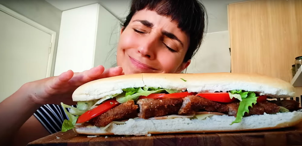 receta de sándwich de milanesa