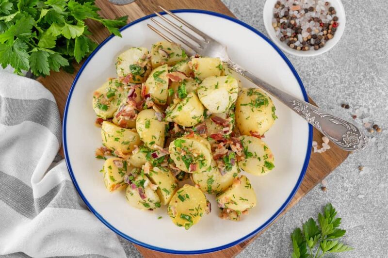 clasica ensalada alemana casera