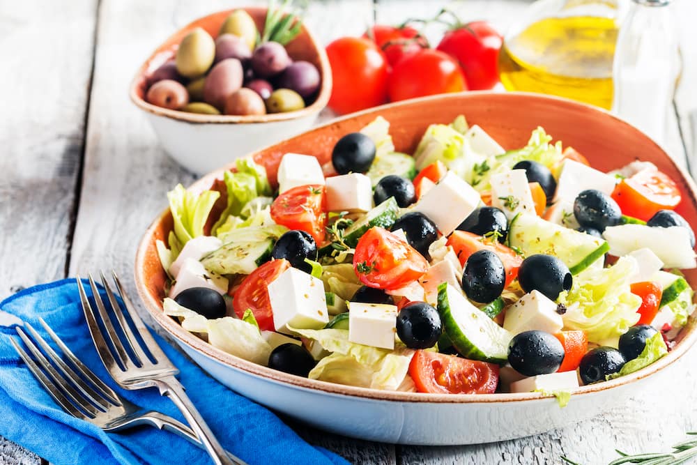 receta de ensalada griega