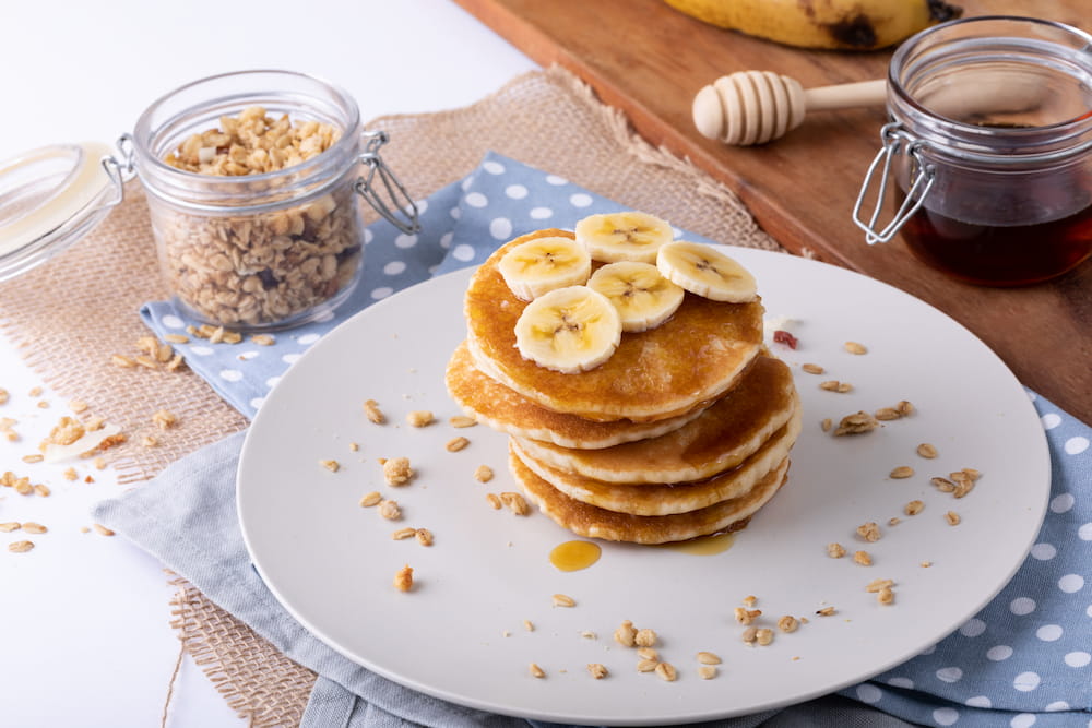 receta de hot cakes de avena