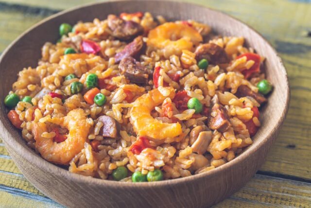 receta de paella mixta