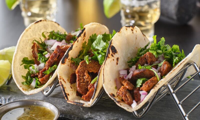 tacos de tripa caseros