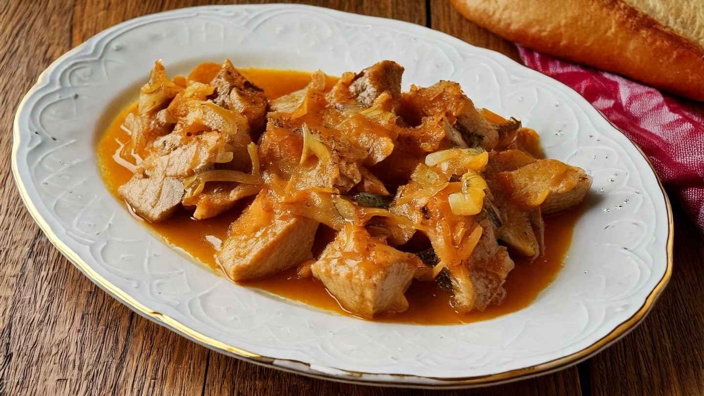 receta de atun encebollado