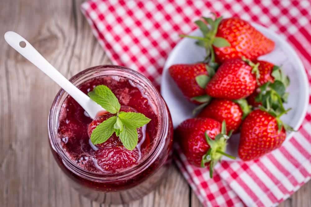 receta de 
mermelada casera de frutilla