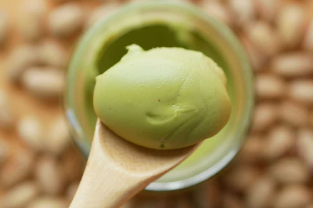 receta de crema de pistacho