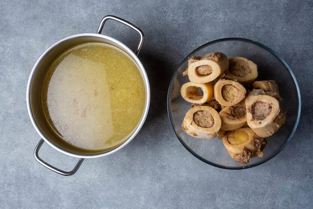 caldo de huesos paso a paso